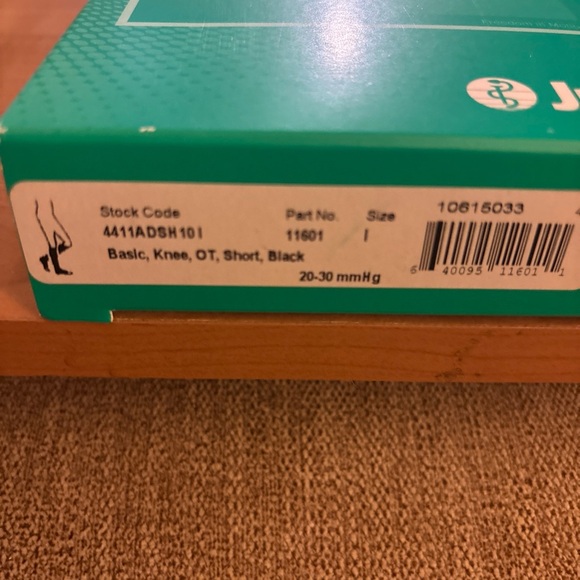 Juzo Basic Black Compression Stockings - Picture 2 of 7